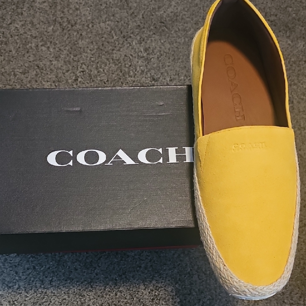Coach Men's Yellow Espadrilles